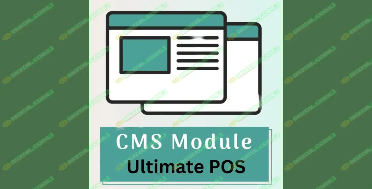 UltimatePOS – CMS (Content management system) Module
